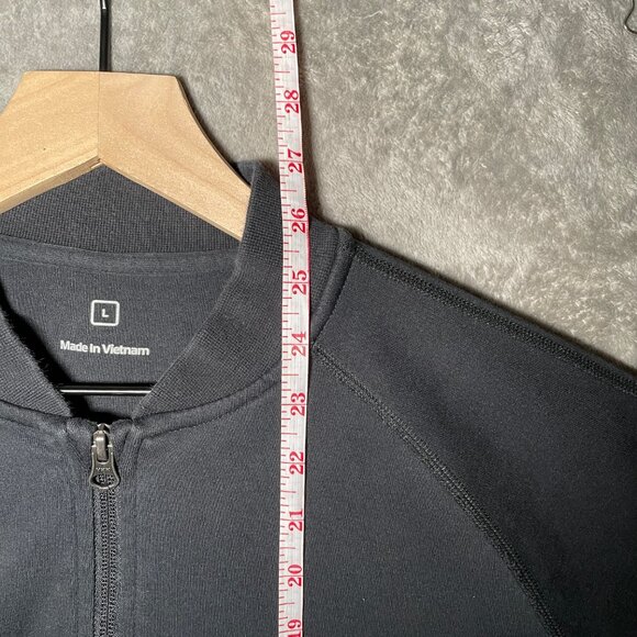 Apple Employee Jacket Mens Size Large Black Full Zip Sweater Sweatshirt - Picture 4 of 8